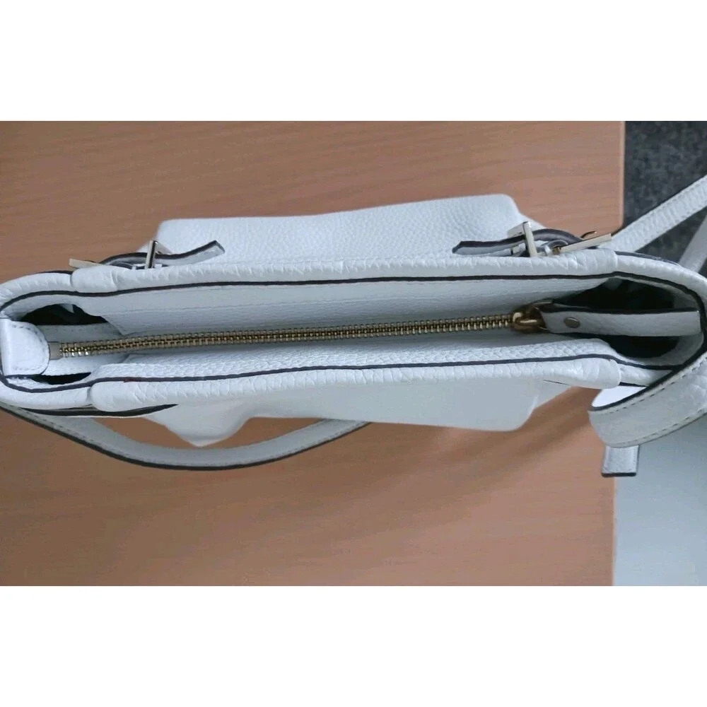 Kate Spade Holden Street Crossbody‎ Bag Pebbled Leather Ivory Satchel